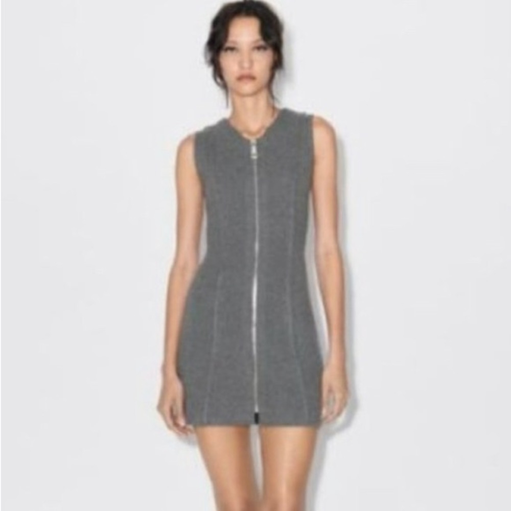 Sold out Zara wool zip dress